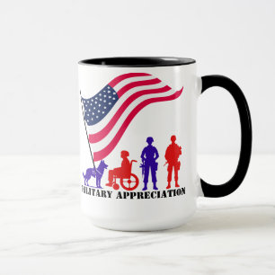 Anpassbare militärische Aufwertung Tasse