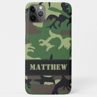 Anpassbare militärische Camouflage iPhone 11 Pro Max Hülle