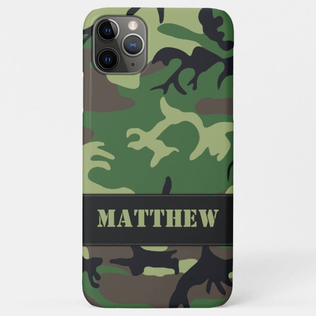 Anpassbare militärische Camouflage Case-Mate iPhone Hülle (Rückseite)
