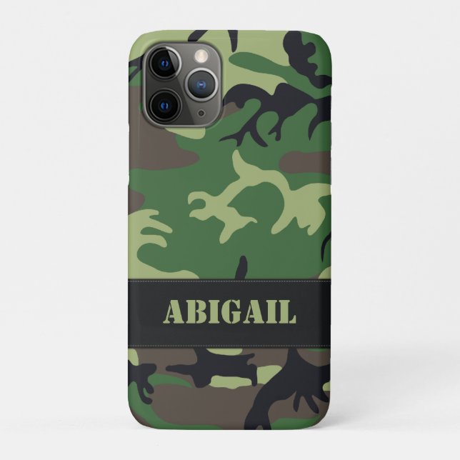 Anpassbare militärische Camouflage Case-Mate iPhone Hülle (Rückseite)