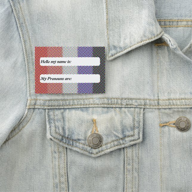 Anpassbare Mod Trippy-Cupioromantic-Prix-Flag Namensschild (Beispiel)