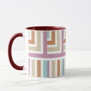 Anpassbare moderne abstrakte Kaffeetasse Mid Cen