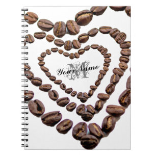 Anpassbare Monogram Coffeeholic Notebook! Notizblock