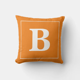 Anpassbare Monogramm auf dem Drehkissen Kissen