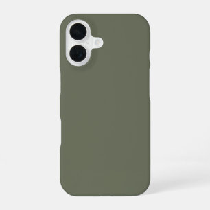 Anpassbare Moosgrüne iPhone 16 Hülle