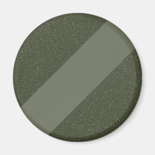 Anpassbare Moosgrüne Streifen-Magnet Magnet