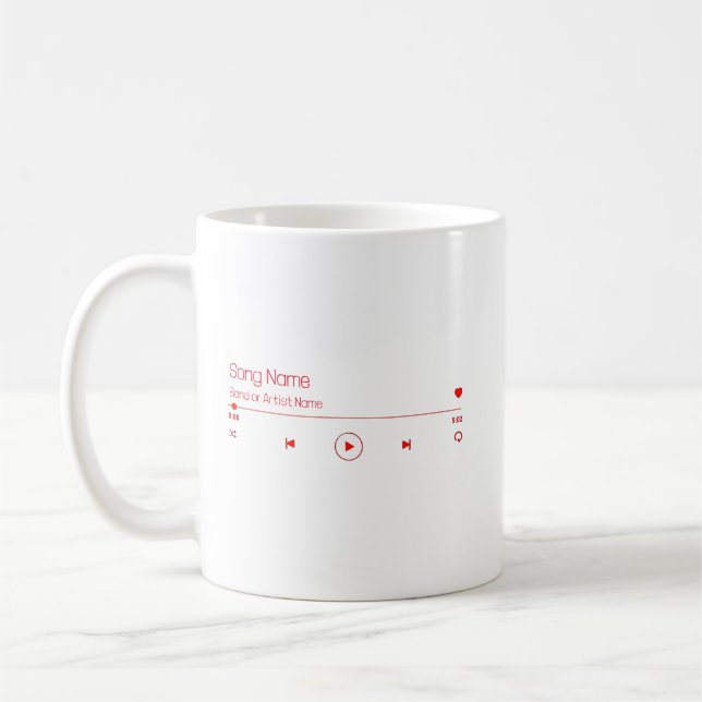 Anpassbare Musik Kaffeetasse (Links)