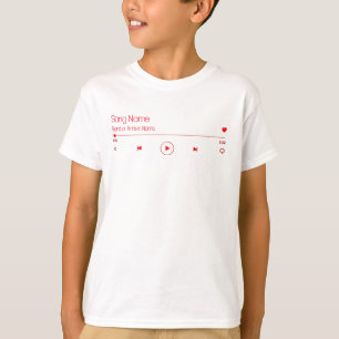 Anpassbare Musik T-Shirt