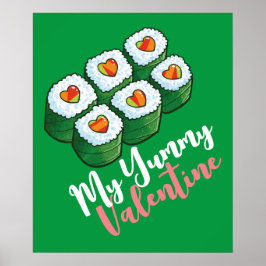 Anpassbare "My Yummy Valentine" Poster
