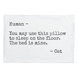 Anpassbare Nachricht vom Tier Kissenbezug