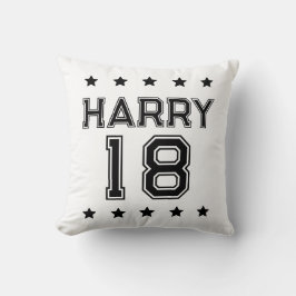 Anpassbare Name- und Zahlenwurfkissen - Persönlich Kissen