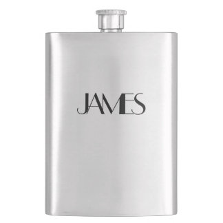 Anpassbare Namensflasche Flachmann