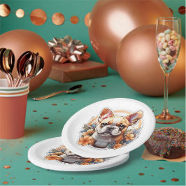 Anpassbare Niedliche Franchie Pappteller