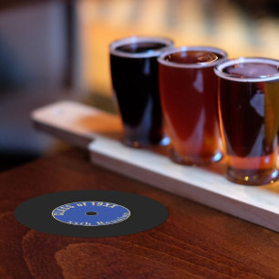 Anpassbare, Niedliche Wiedersehen-Untersetzer Runder Pappuntersetzer