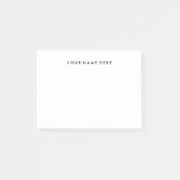 Anpassbare Note Post-it® Pad in Schwarz