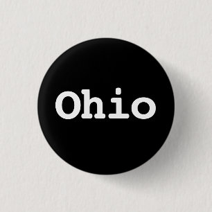 Anpassbare Ohio-Typografie Button