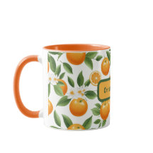 Anpassbare Orangen und Blätter