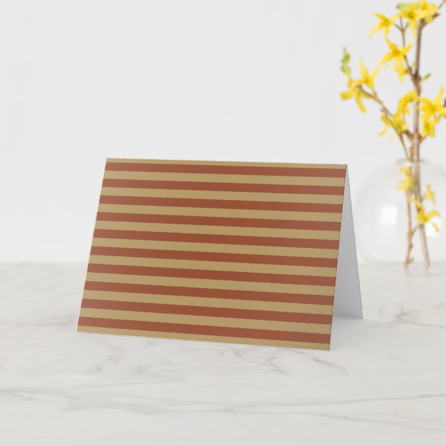 Anpassbare Orangenstreifen Karte (Gelbe Blume)