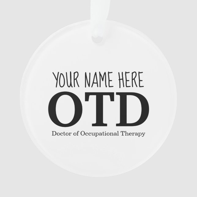 Anpassbare OTD-Ornament Ornament (Vorderseite)