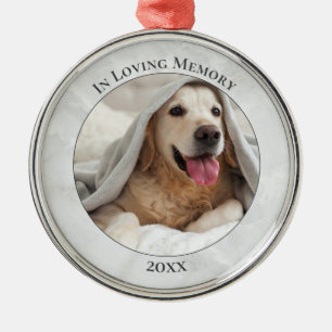 Anpassbare PET-FOTO-MEMORIAL Ornament Aus Metall