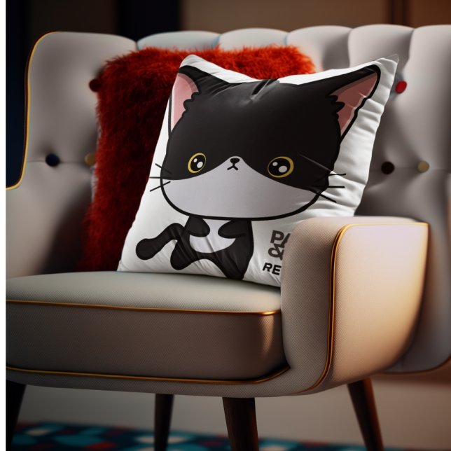 Anpassbare Pfoten & Relax Katze Kissen (Von Creator hochgeladen)
