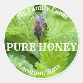 Anpassbare Produktkennzeichnung Runder Aufkleber