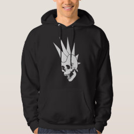 Anpassbare Punk-Skull-Version 2 Hoodie