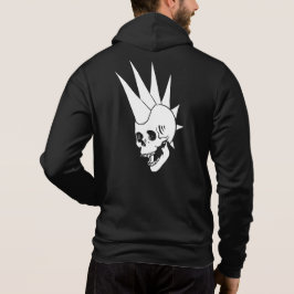 Anpassbare Punk-Skull-Version 2 Hoodie