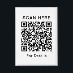 Anpassbare QR-Rectangle-Taste für jeden Zweck Button<br><div class="desc">Teilen Sie Informationen sofort mit diesem anpassbaren QR Code Rectangle Button. Laden Sie jeden QR-Code hoch - Link zu Ihrer Website, Kontaktkarte, Portfolio oder Veranstaltung. Ideal für Profis, Verkäufer oder Kreative bei Veranstaltungen und Expos. Leicht, dauerhaft und auffällig, es ist ein praktischer Weg, sich mit nur einem schnellen Scan zu...</div>