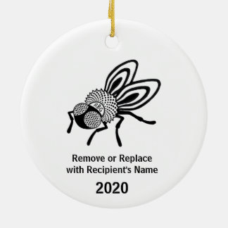 Anpassbare RBG Fliegen mit Collar Ornament auf sch