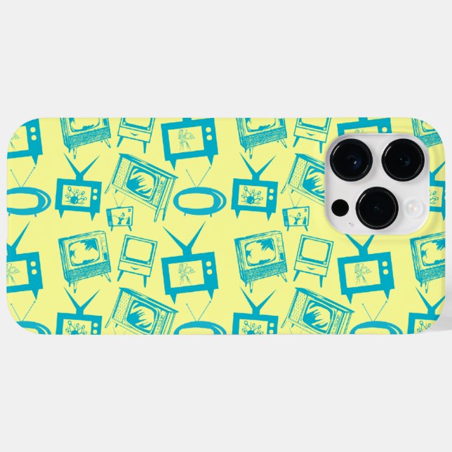 Anpassbare Retro-TVs Case-Mate iPhone Hülle (Rückseite (Horizontal))