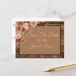 Anpassbare Save the Date-Designs Postkarte