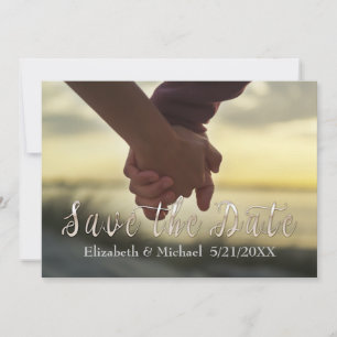 Anpassbare Save the Date Hochzeitkarte