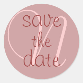 Anpassbare Save the Date Stickers