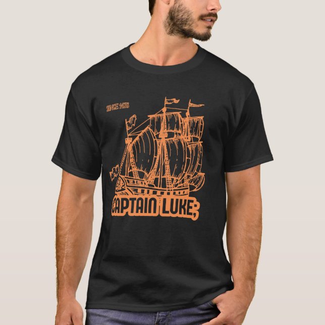 Anpassbare Seeschifffahrt T-Shirt (Vorderseite)