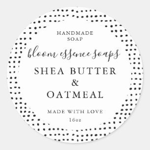 Anpassbare Seifenaufkleber Runder Aufkleber