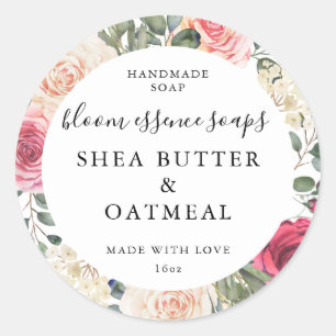 Anpassbare Seifenkleber Runder Aufkleber