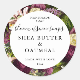 Anpassbare Seifenkleber Runder Aufkleber
