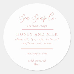 Anpassbare Seifenkleber Runder Aufkleber