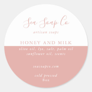 Anpassbare Seifenkleber Runder Aufkleber