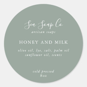 Anpassbare Seifenkleber Runder Aufkleber