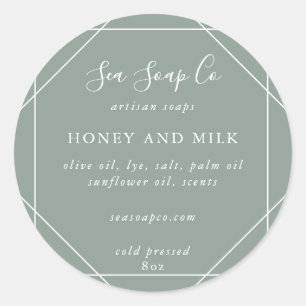 Anpassbare Seifenkleber Runder Aufkleber