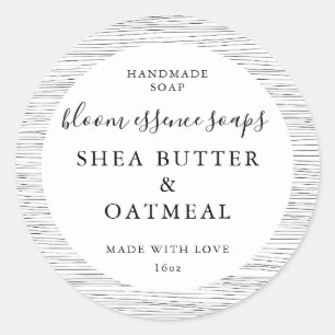 Anpassbare Seifenkleber Runder Aufkleber