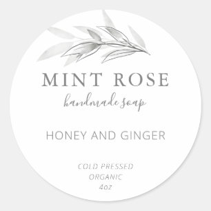 Anpassbare Seifenmarken Runder Aufkleber