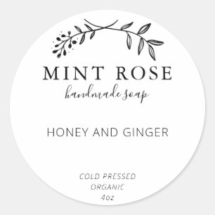 Anpassbare Seifenmarken Runder Aufkleber