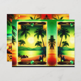 Anpassbare Shiny-Designs mit Edelsteinen Postkarte