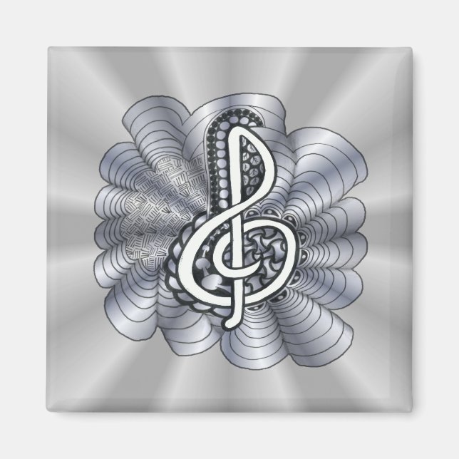 Anpassbare Silber-Klebe Magnet (Vorne)