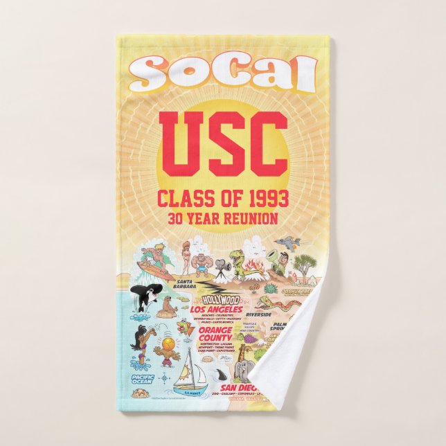 Anpassbare SoCal Handtuch (Handtuch)