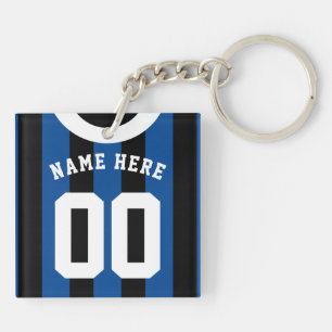 Anpassbare Soccer Rugby Jersey Keyring Schlüsselanhänger