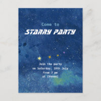 Anpassbare Starry Sky Illustration